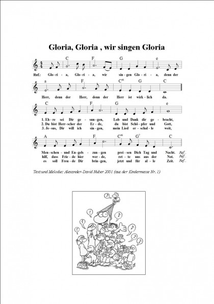 Gloria, Gloria (Kindermesse)