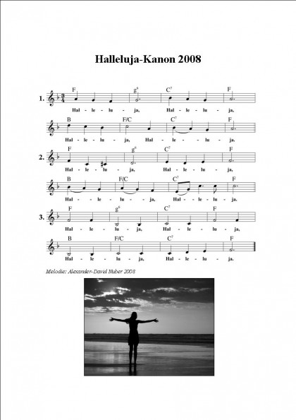 Halleluja (Kanon) 2008