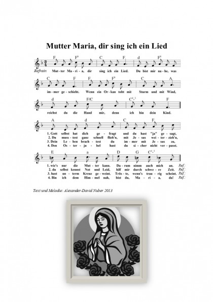 Mutter Maria, dir sing ich ein Lied